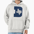 D Texas Blue Silver Hoodie - Custom Art Print for Adults - T-Shirt, Sweatshirt, Hoodie