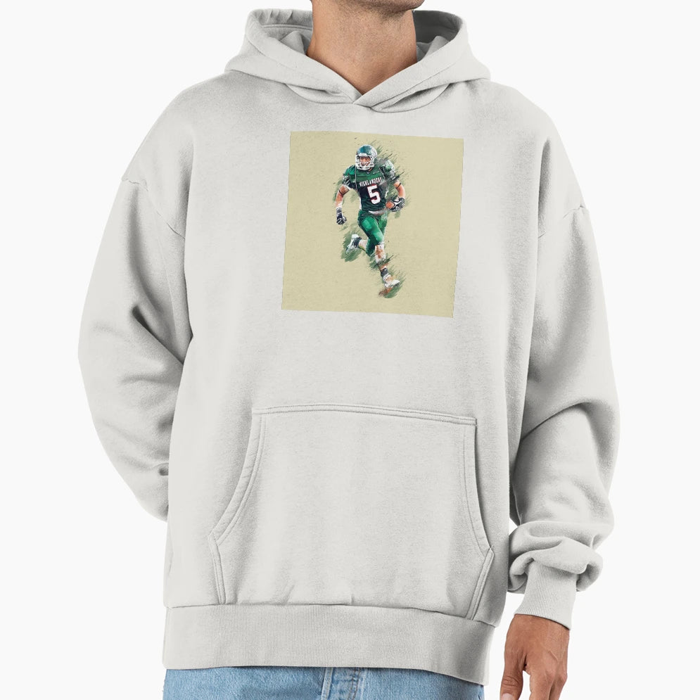 Unleash Power Game Dynamic Football Hoodie - Casual Everyday Wear Unisex - T-Shirt, Sweatshirt, Hoodie