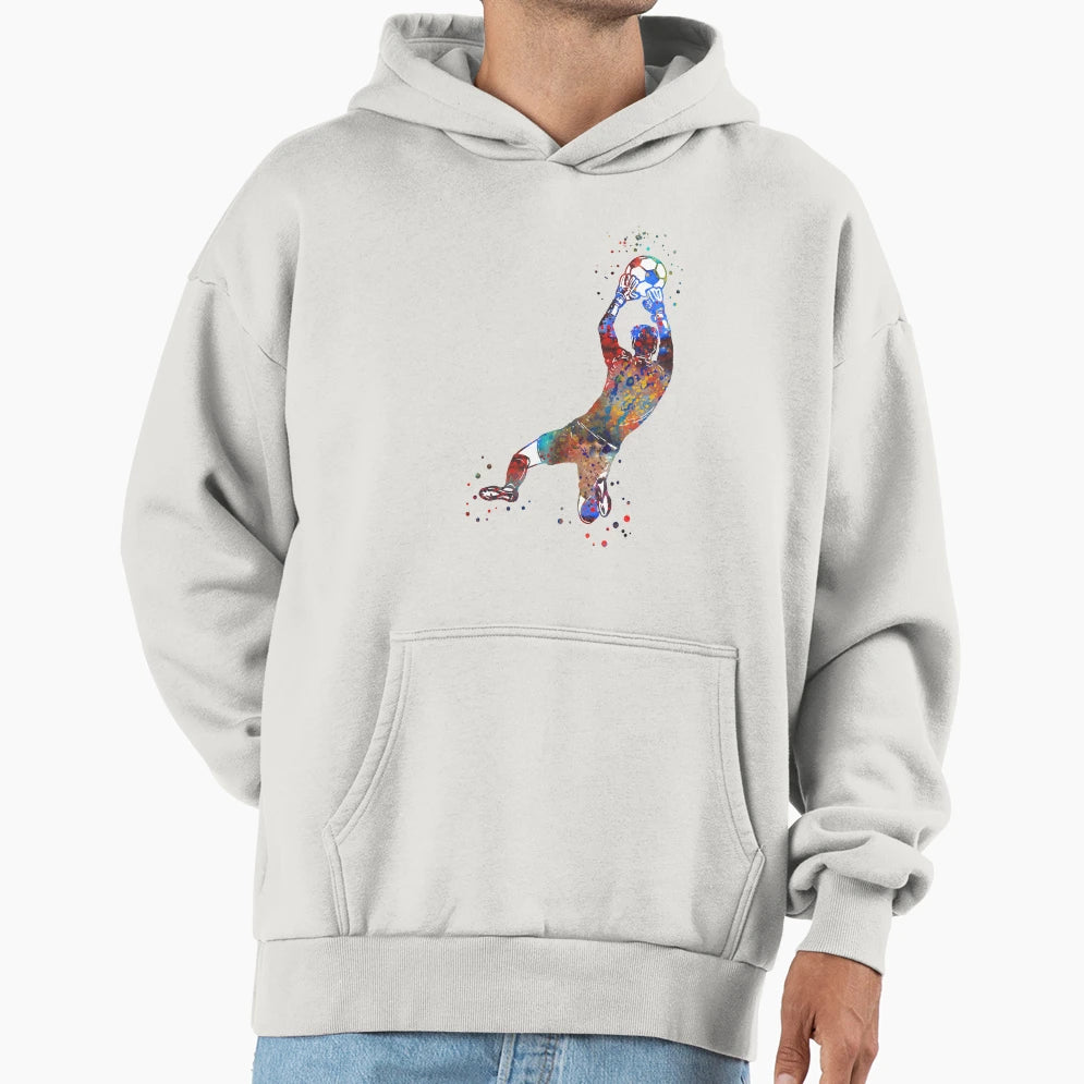 Soccer Goalie Hoodie - Aesthetic Graphic Unisex - T-Shirt, Sweatshirt, Hoodie