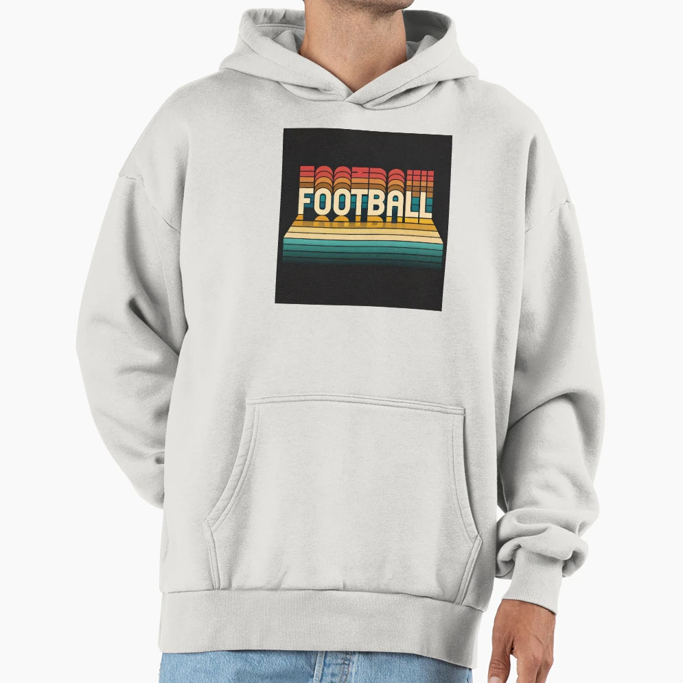 Football Hoodie - Minimalist Print Unisex - T-Shirt, Sweatshirt, Hoodie