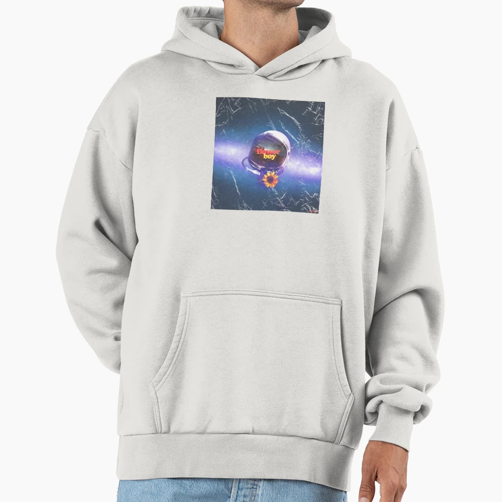 Blue Flower Hoodie - Streetwear Style for Adults - T-Shirt, Sweatshirt, Hoodie