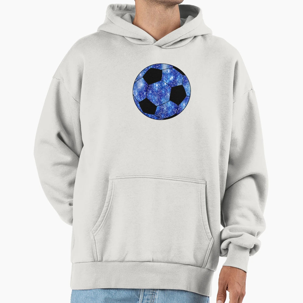 Football Ball Navy Blue Hoodie - Minimalist Print Unisex - T-Shirt, Sweatshirt, Hoodie