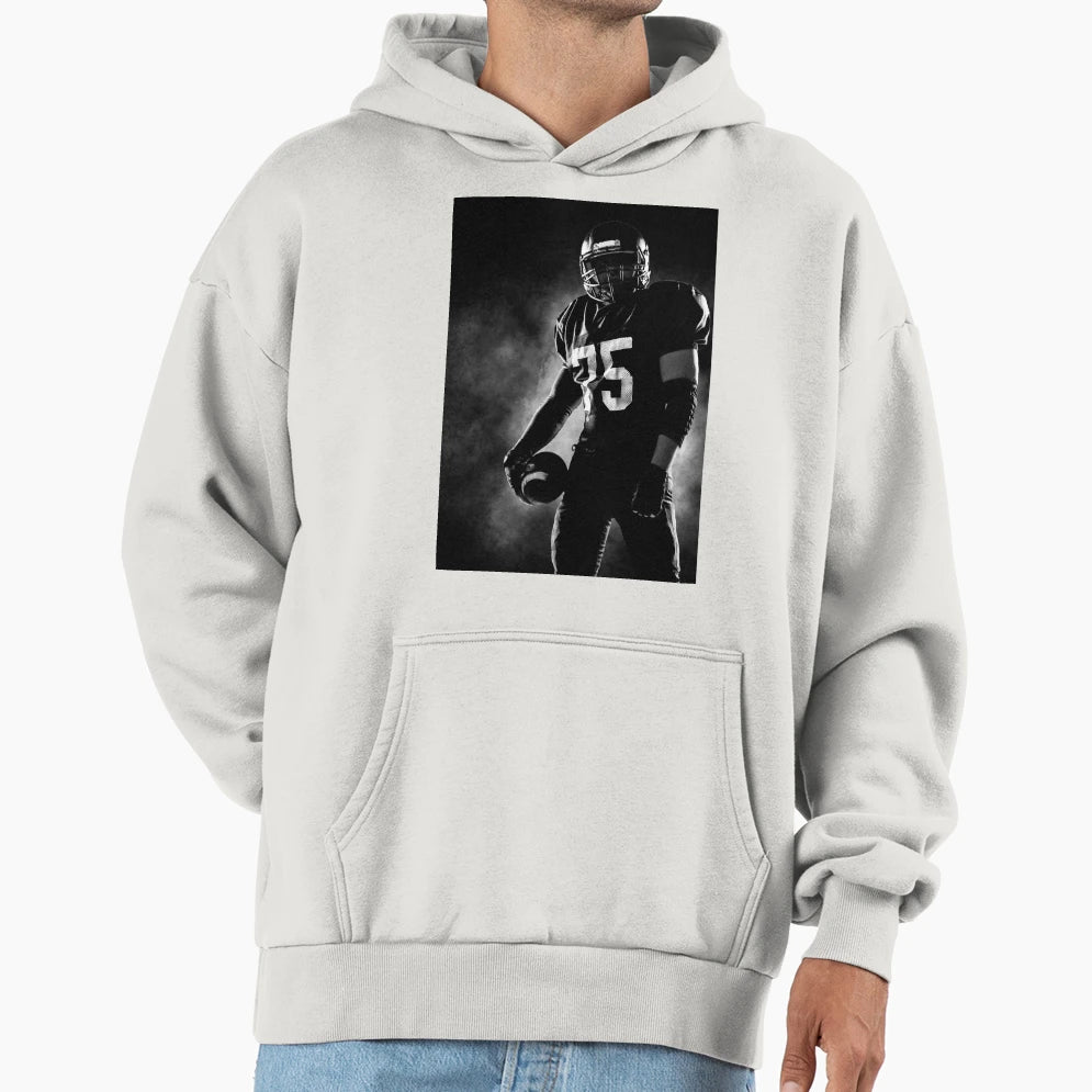 American Football Sportsman Hoodie - Trendy Graphic Men Women - T-Shirt, Sweatshirt, Hoodie
