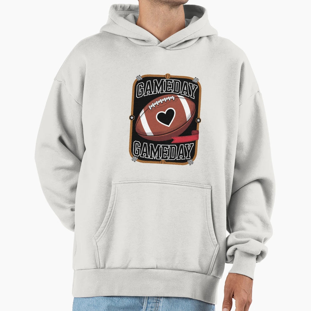 Touchdown Season American Football Game Day Hoodie - Graphic Print Unisex - T-Shirt, Sweatshirt, Hoodie