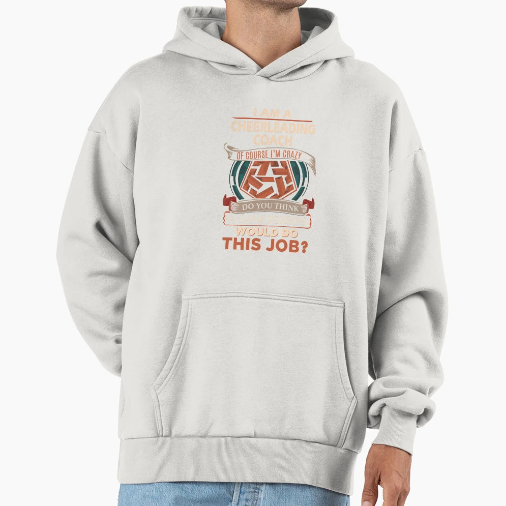 Cheerleading Coach Hoodie - Aesthetic Graphic Unisex - T-Shirt, Sweatshirt, Hoodie