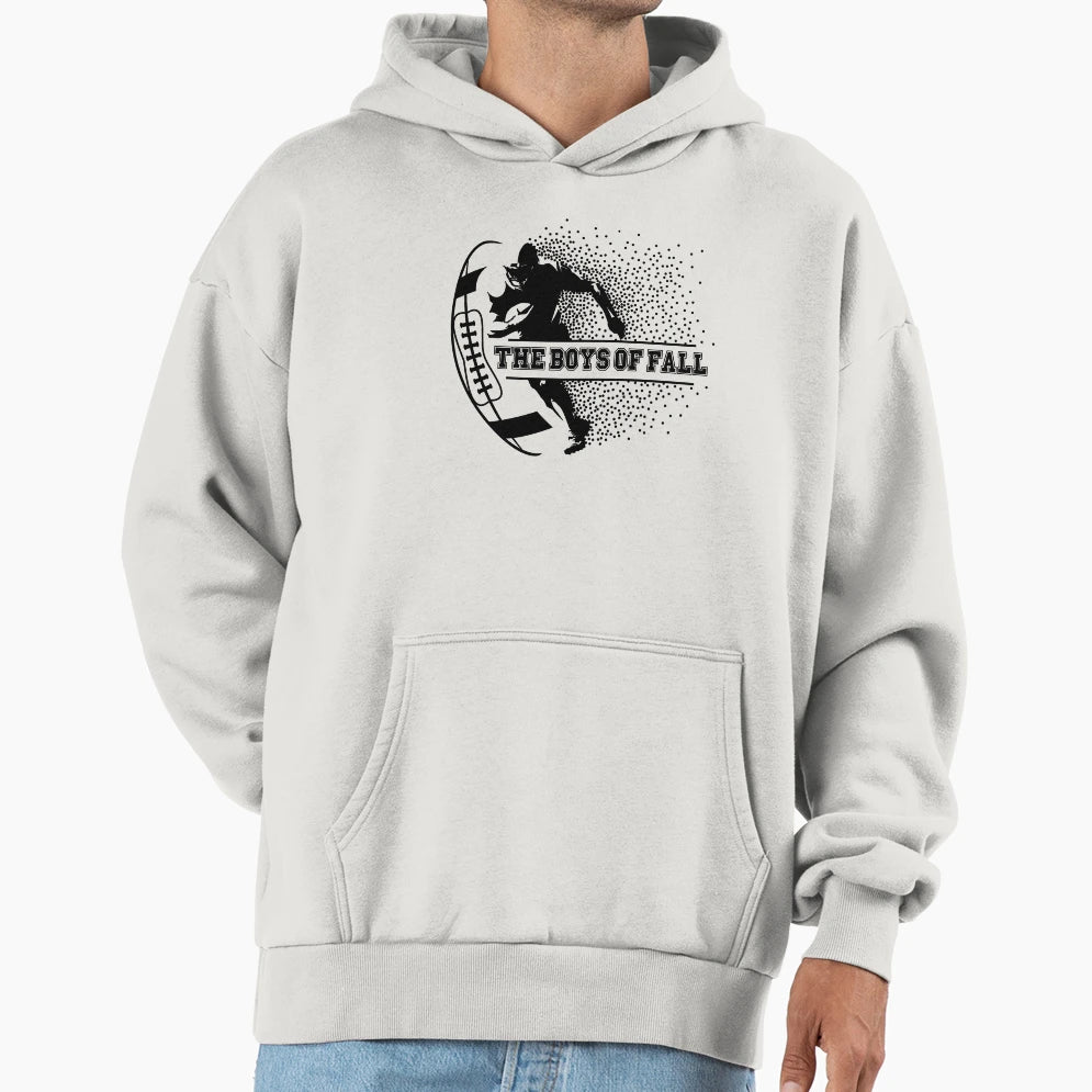 Fall Football Hoodie - Trendy Graphic for Adults - T-Shirt, Sweatshirt, Hoodie