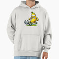Playing Football Hoodie - Aesthetic Graphic Men Women - T-Shirt, Sweatshirt, Hoodie