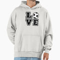 Love Soccer Funny Sports Hoodie - Aesthetic Graphic Unisex - T-Shirt, Sweatshirt, Hoodie