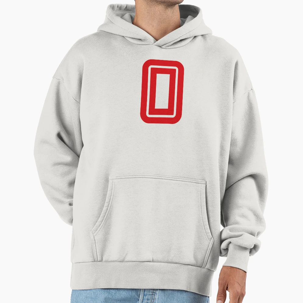No 0 Player Number Zero Football Hoodie - Custom Art Print for Adults - T-Shirt, Sweatshirt, Hoodie