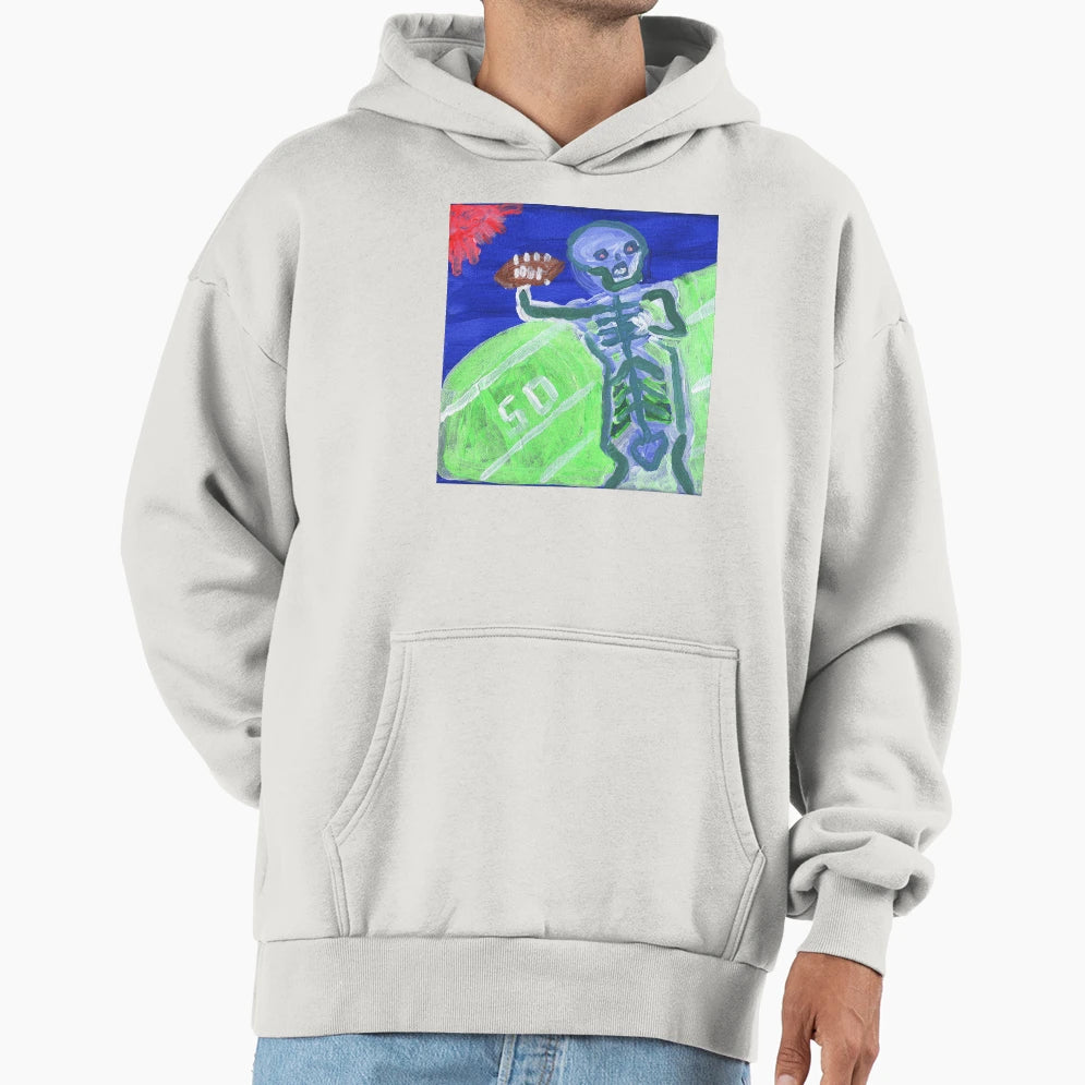 Skeleton Qb Hoodie - Unique Graphic for Adults - T-Shirt, Sweatshirt, Hoodie