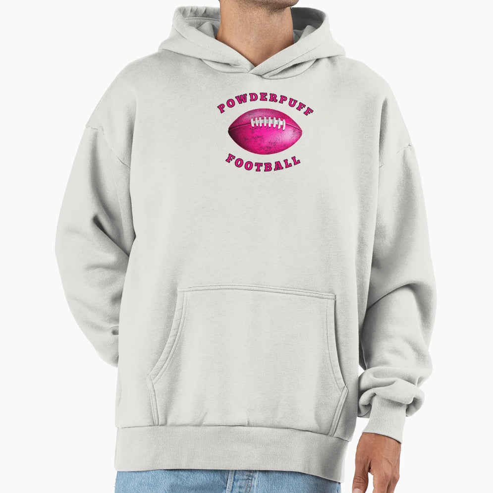 Powderpuff Football Hoodie - Novelty Apparel for Adults - T-Shirt, Sweatshirt, Hoodie