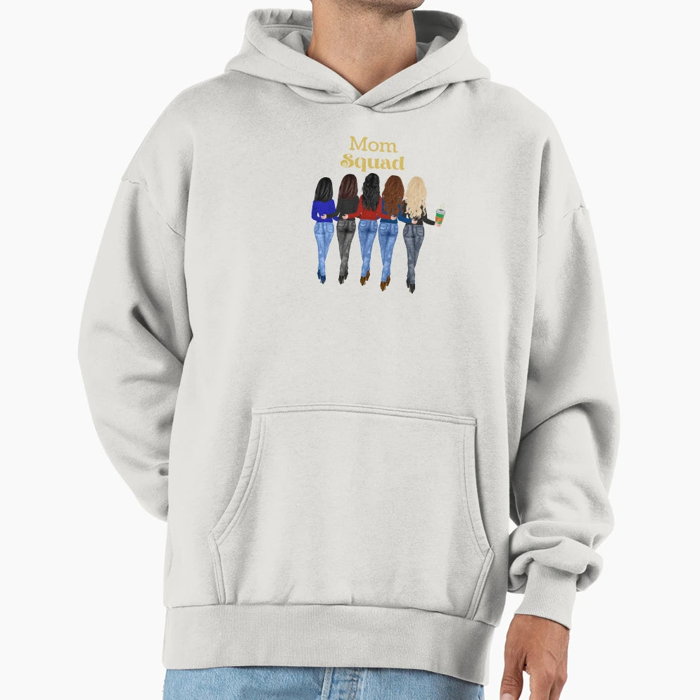 Mom Squad Hoodie - Fun Novelty Design Unisex - T-Shirt, Sweatshirt, Hoodie