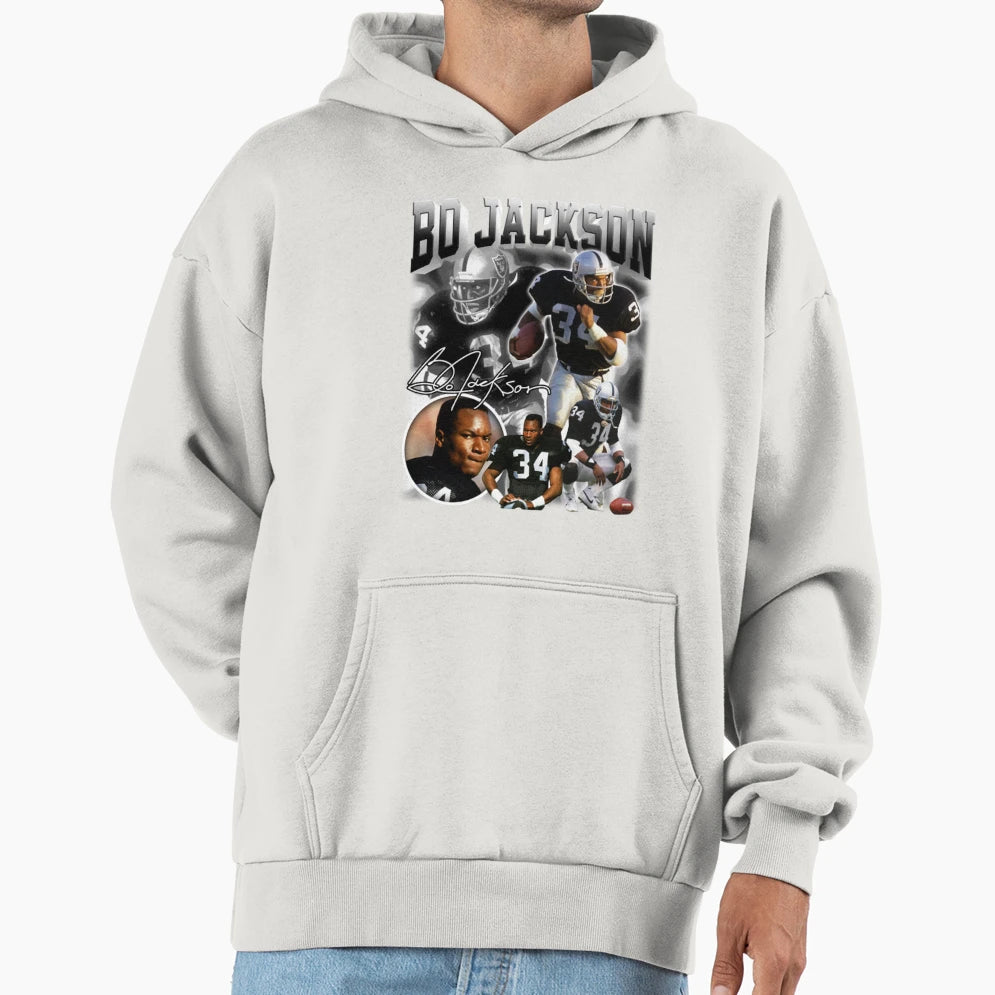 Bo Jackson Hoodie - Unique Graphic for Adults - T-Shirt, Sweatshirt, Hoodie