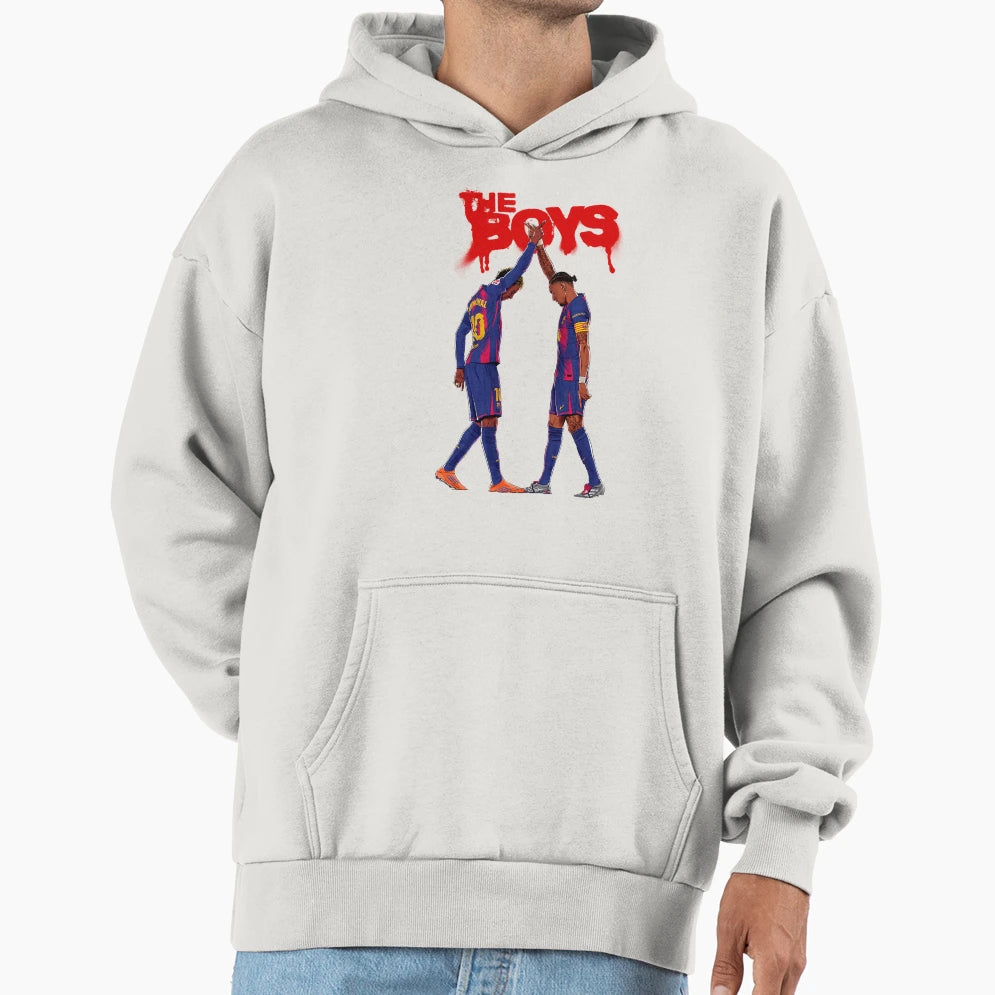 Lamine X Raphinha Hoodie - Minimalist Print Men Women - T-Shirt, Sweatshirt, Hoodie