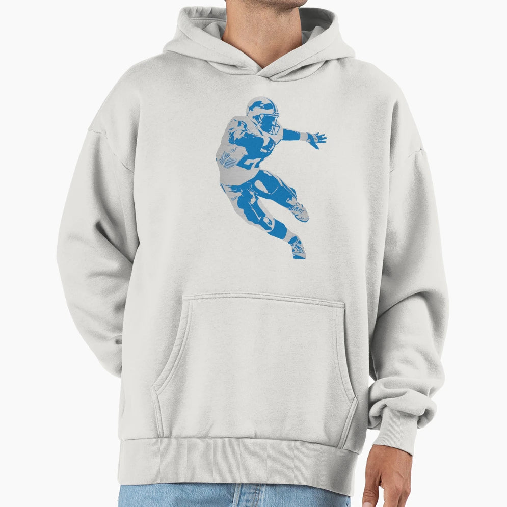 Barry Sanders Hologram Hoodie - Fun Novelty Design Unisex - T-Shirt, Sweatshirt, Hoodie