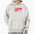 I Love My Gf Hoodie - Graphic Print for Adults - T-Shirt, Sweatshirt, Hoodie