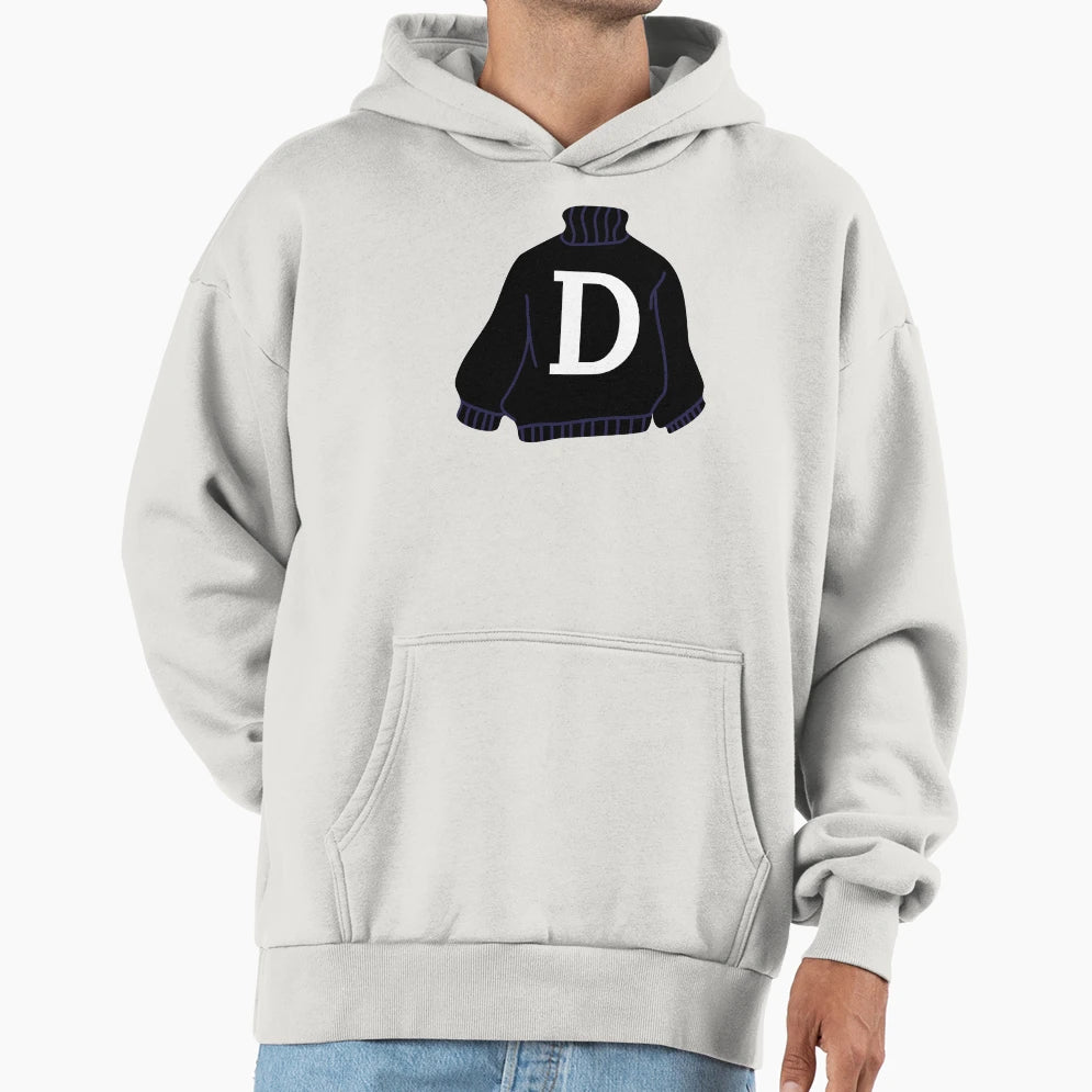 Letter Hoodie - Casual Everyday Wear Men Women - T-Shirt, Sweatshirt, Hoodie