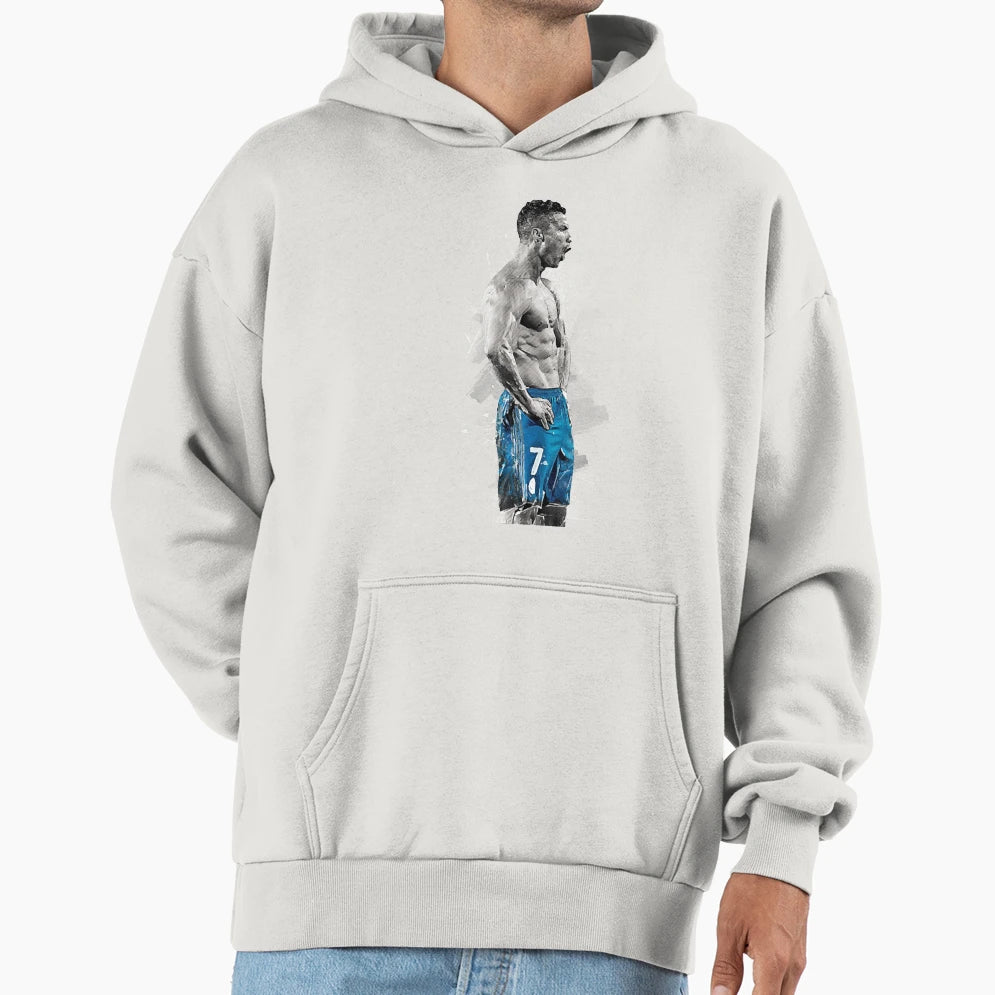 Cristiano Ronaldo Hoodie - Aesthetic Graphic Men Women - T-Shirt, Sweatshirt, Hoodie