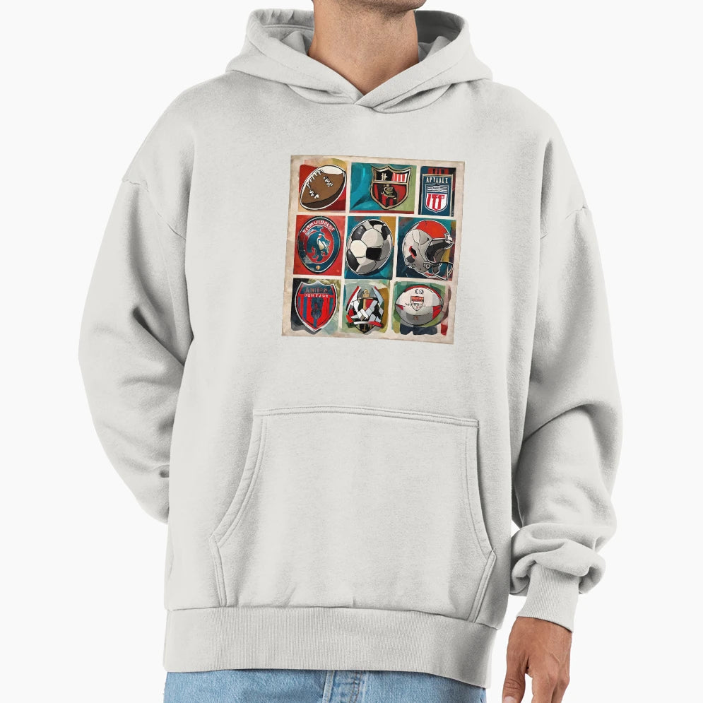 Football Or Soccer Hoodie - Novelty Apparel Unisex - T-Shirt, Sweatshirt, Hoodie
