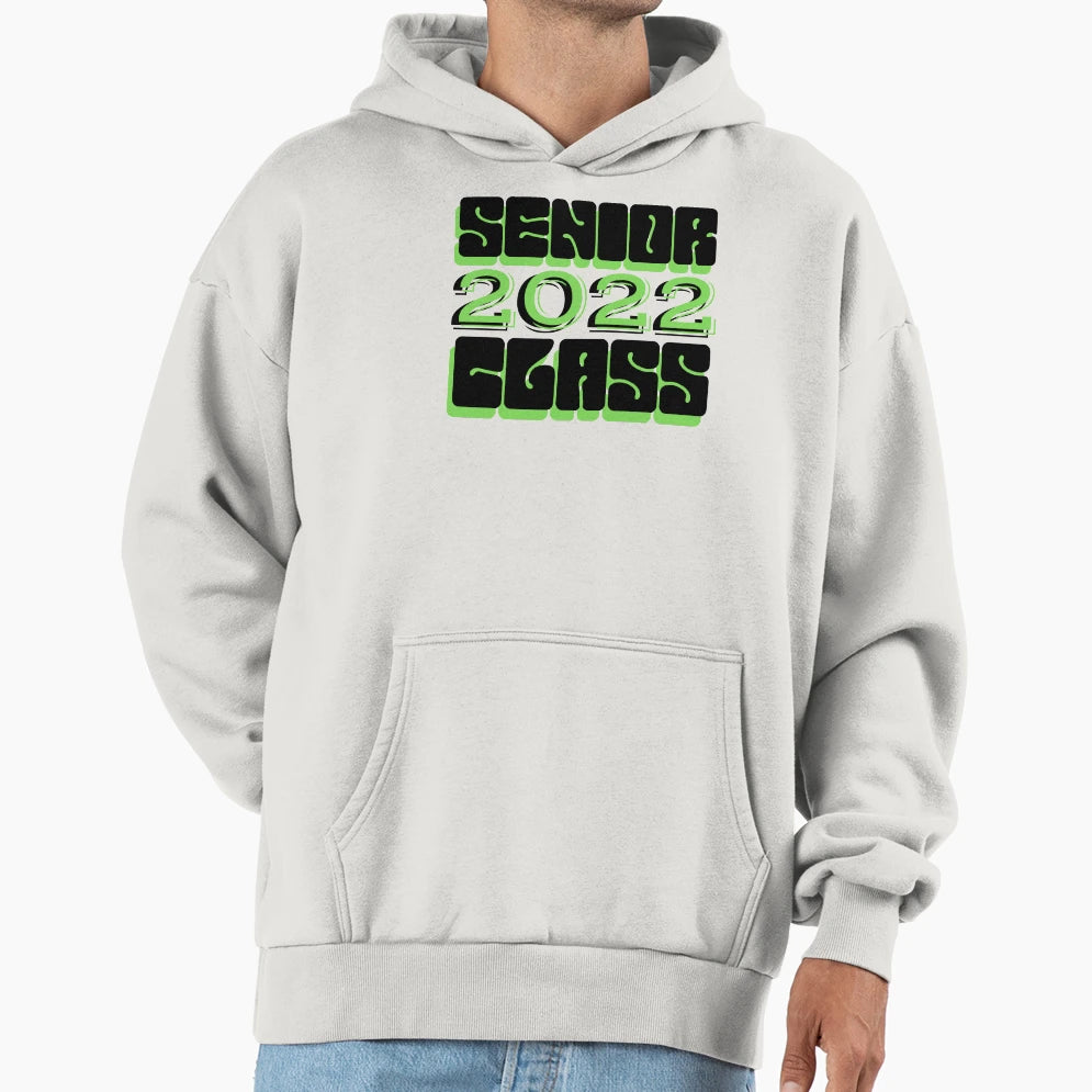 Senior Class 2022 Graduation Hoodie - Minimalist Print Men Women - T-Shirt, Sweatshirt, Hoodie