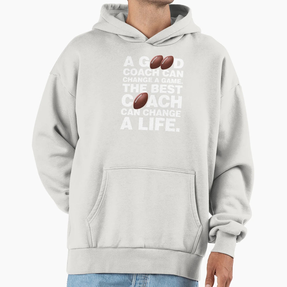Good American Football Coach Can Hoodie - Custom Art Print Men Women - T-Shirt, Sweatshirt, Hoodie