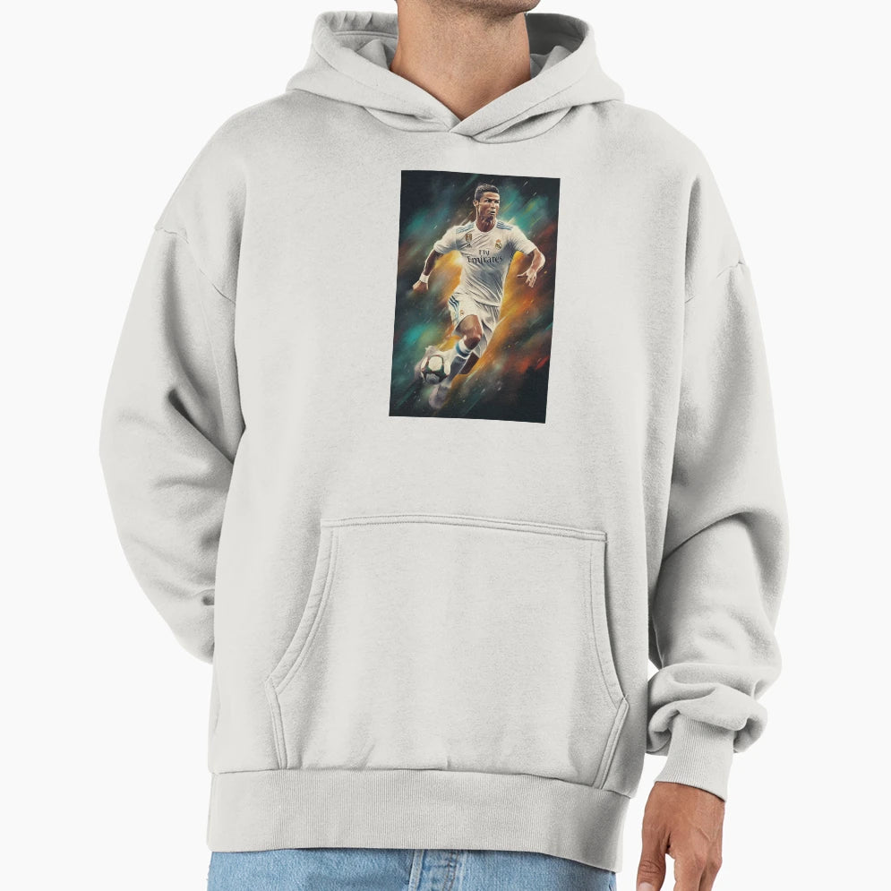 Cristiano Ronaldo Plays Hoodie - Novelty Apparel Men Women - T-Shirt, Sweatshirt, Hoodie