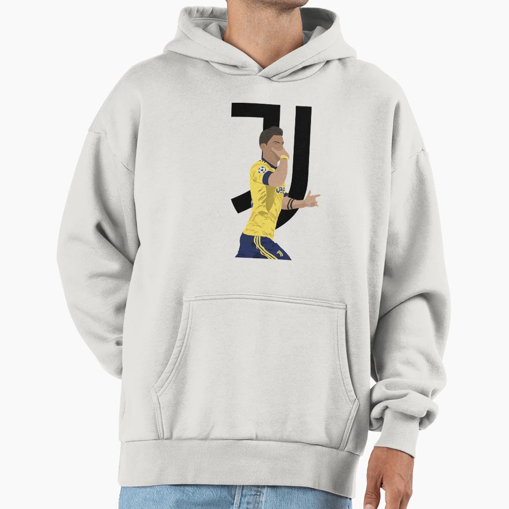 Paint Dybala Art Hoodie - Novelty Apparel for Adults - T-Shirt, Sweatshirt, Hoodie