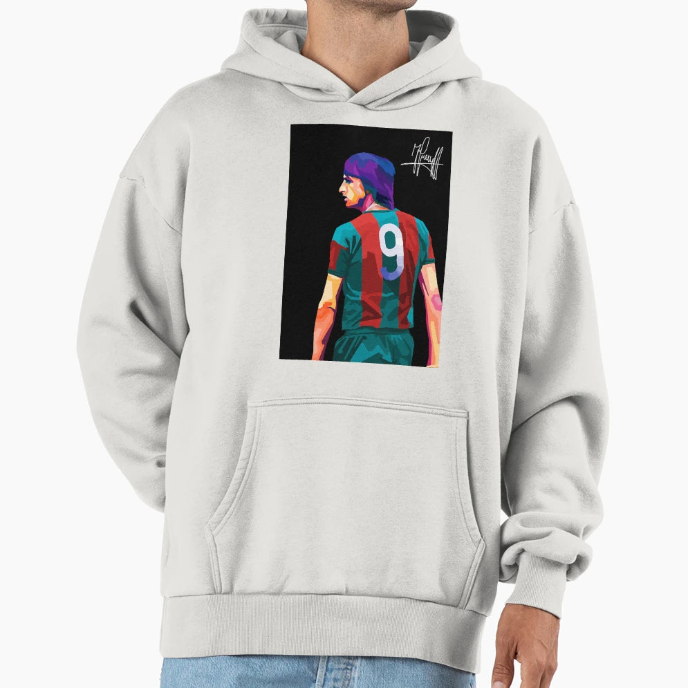 Johan Cruyff Pop Art Hoodie - Unique Graphic Men Women - T-Shirt, Sweatshirt, Hoodie