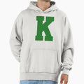 Alphabet Green K Sports Letter K Hoodie - Custom Art Print for Adults - T-Shirt, Sweatshirt, Hoodie