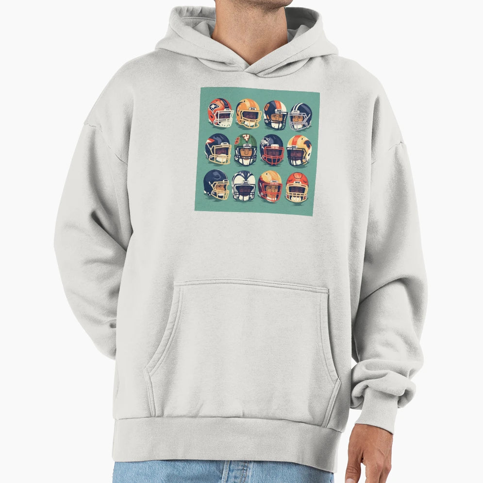 Football Supernal Hoodie - Minimalist Print for Adults - T-Shirt, Sweatshirt, Hoodie