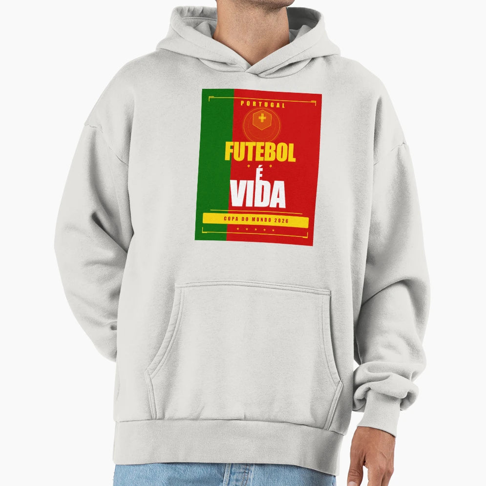 Football Vida Hoodie - Novelty Apparel for Adults - T-Shirt, Sweatshirt, Hoodie