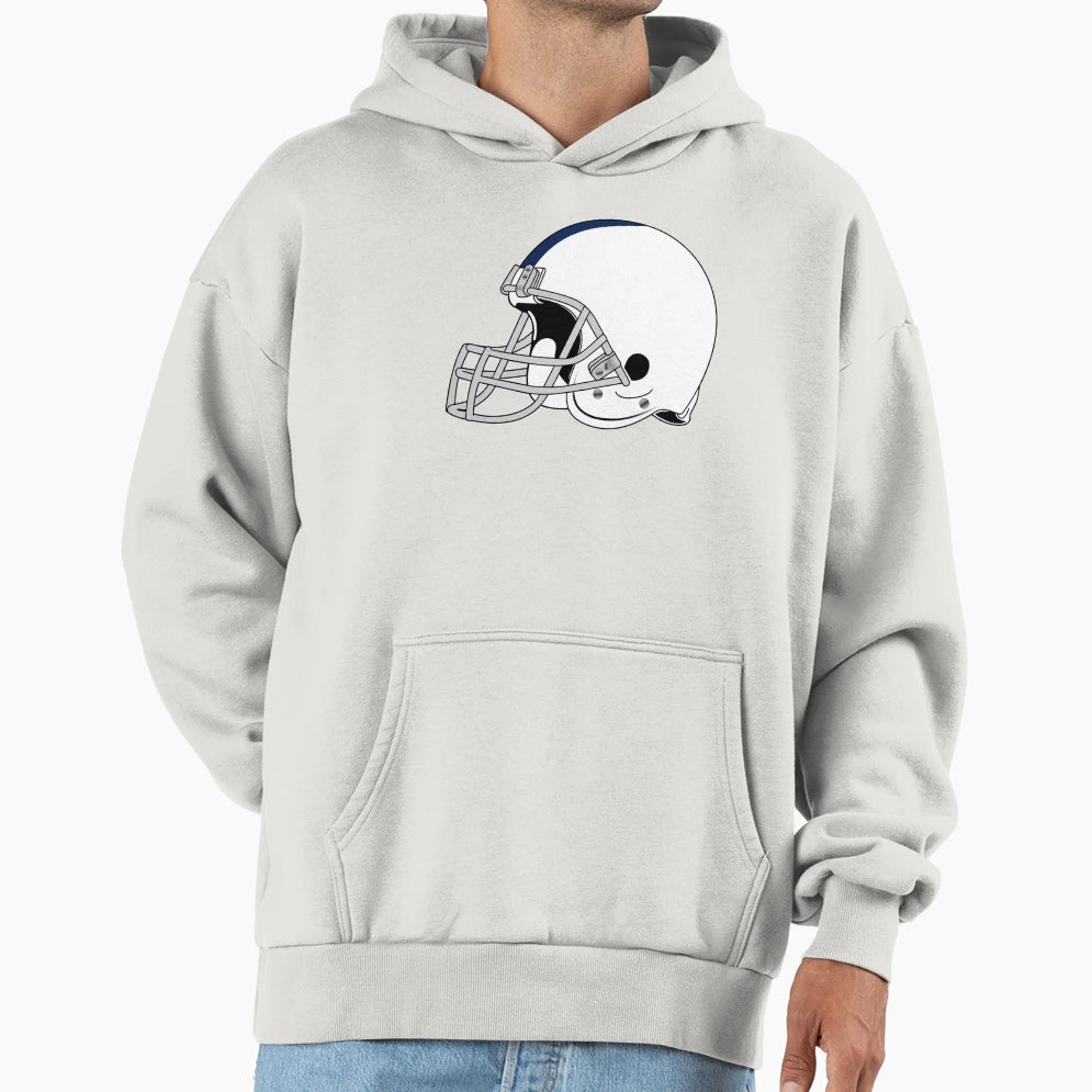 Football Helmet Hoodie - Graphic Print for Adults - T-Shirt, Sweatshirt, Hoodie