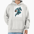 Dynamic Sports Mascot Action Hoodie - Trendy Graphic for Adults - T-Shirt, Sweatshirt, Hoodie