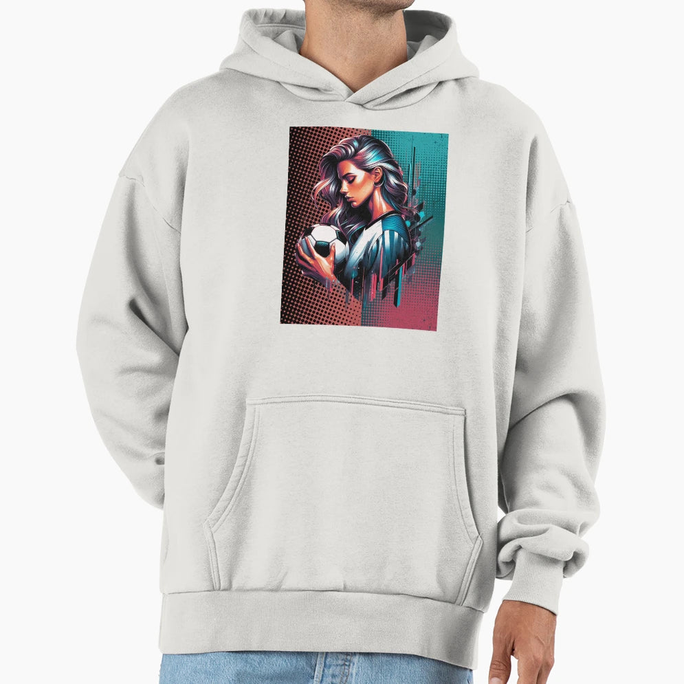 Female Soccer Hoodie - Casual Everyday Wear for Adults - T-Shirt, Sweatshirt, Hoodie