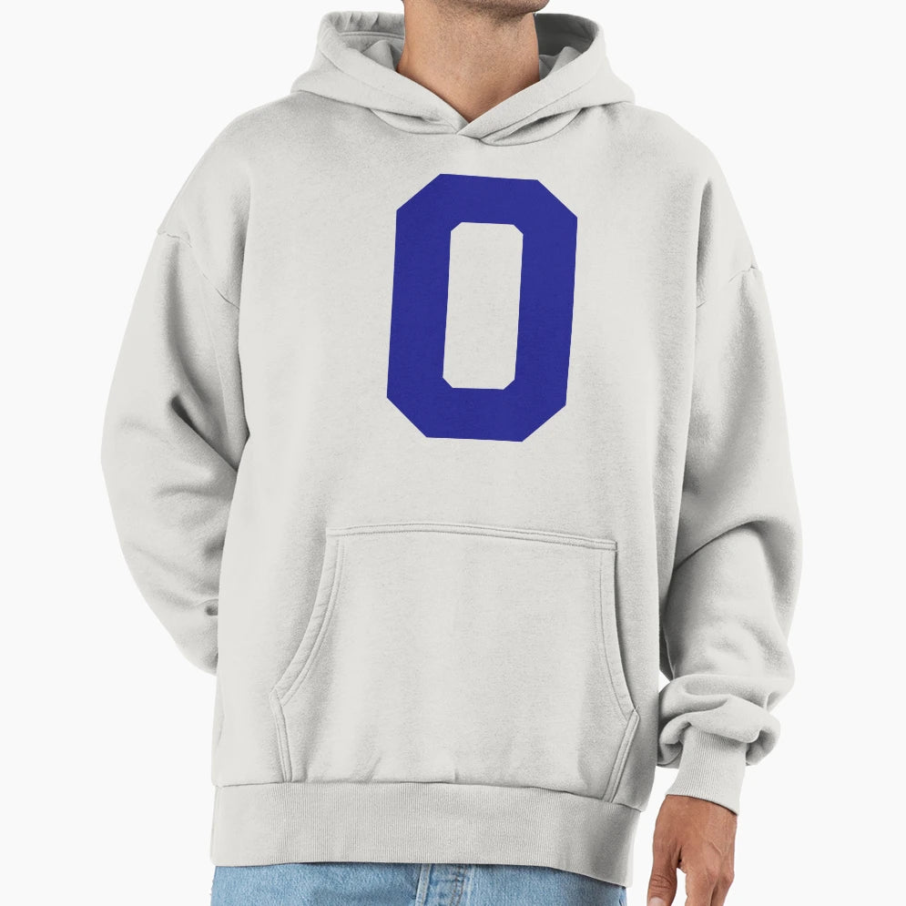 Number 0 Blue Zero Sports Number Zero Hoodie - Streetwear Style Men Women - T-Shirt, Sweatshirt, Hoodie