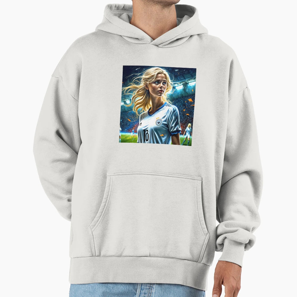 Football Footballer 2 Hoodie - Trendy Graphic Unisex - T-Shirt, Sweatshirt, Hoodie