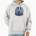 Dallas Throwback Football Helmet Hoodie - Custom Art Print for Adults - T-Shirt, Sweatshirt, Hoodie