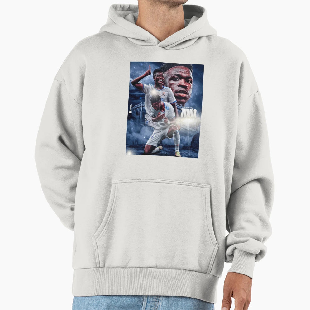 Wallpaper Vinicius Jr Hoodie - Aesthetic Graphic Unisex - T-Shirt, Sweatshirt, Hoodie