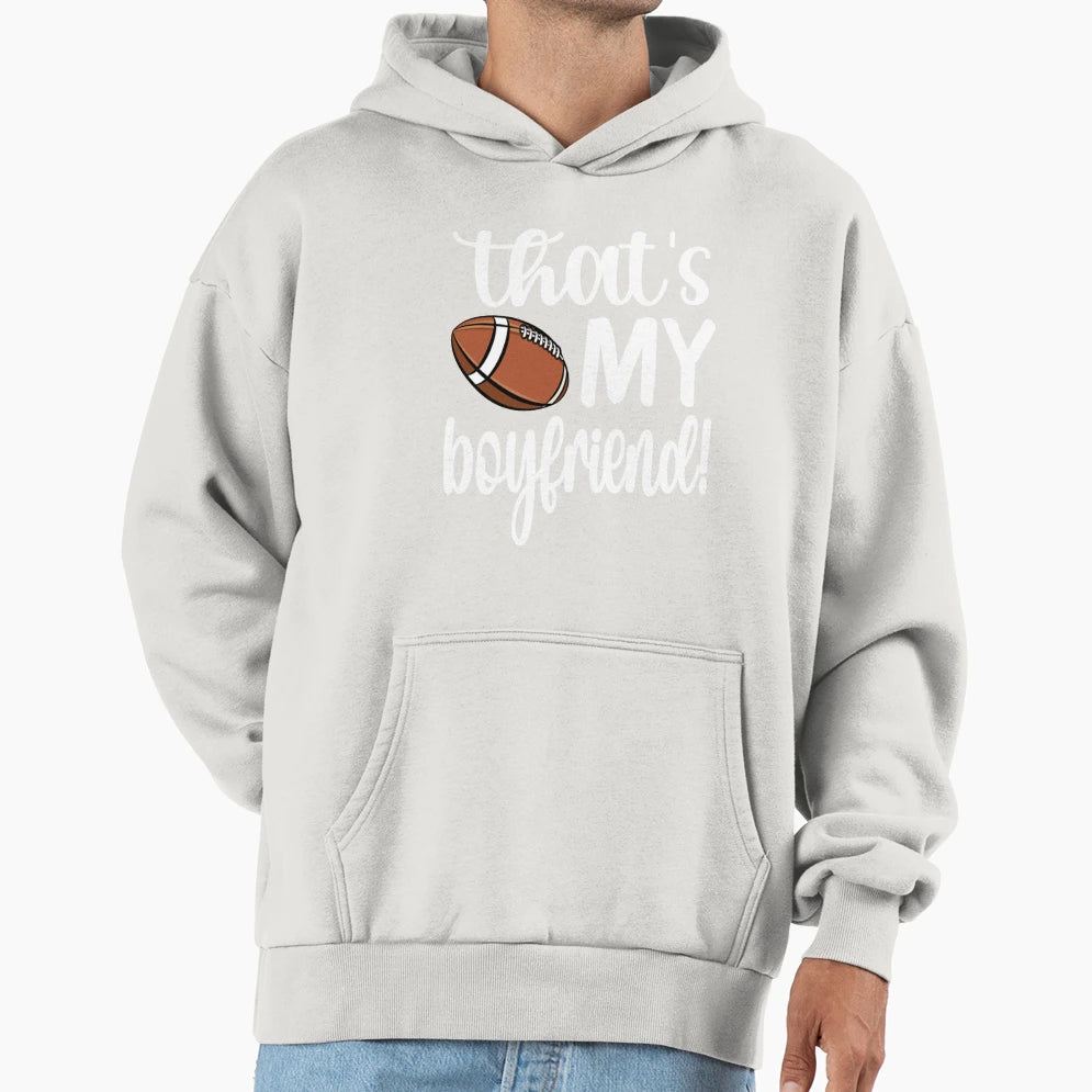 Proud Football Girlfriend Football T-Shirt - Custom Art Print for Adults - T-Shirt, Sweatshirt, Hoodie
