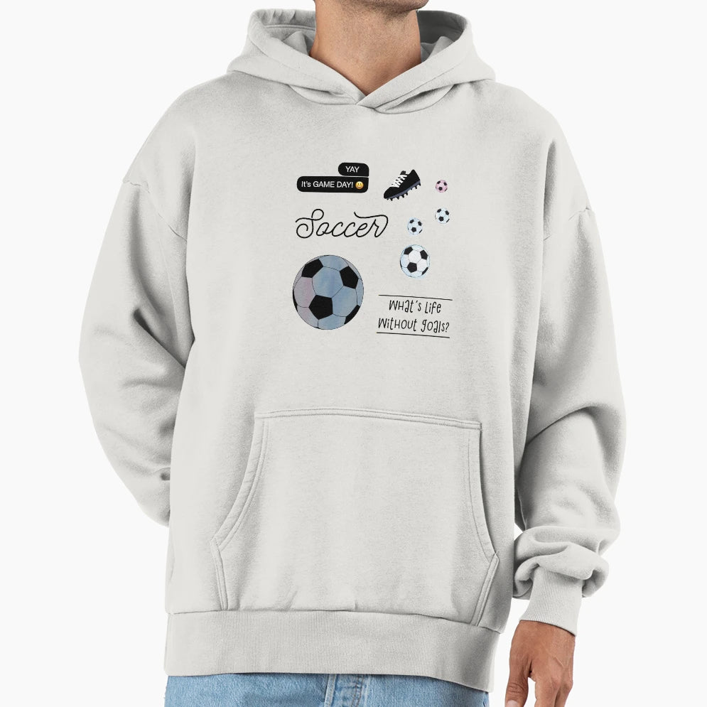 Black Watercolor Soccer Pack Hoodie - Fun Novelty Design Unisex - T-Shirt, Sweatshirt, Hoodie