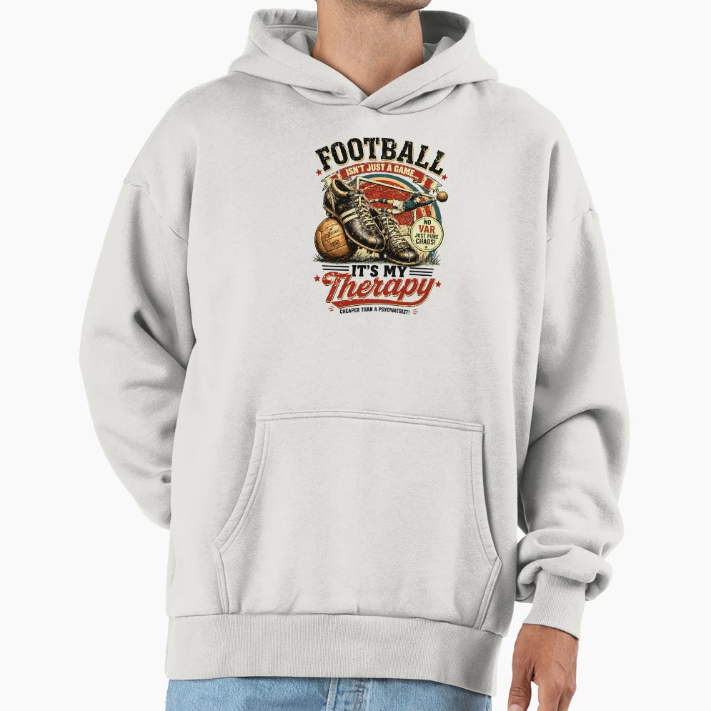 Soccer Hoodie - Fun Novelty Design for Adults - T-Shirt, Sweatshirt, Hoodie