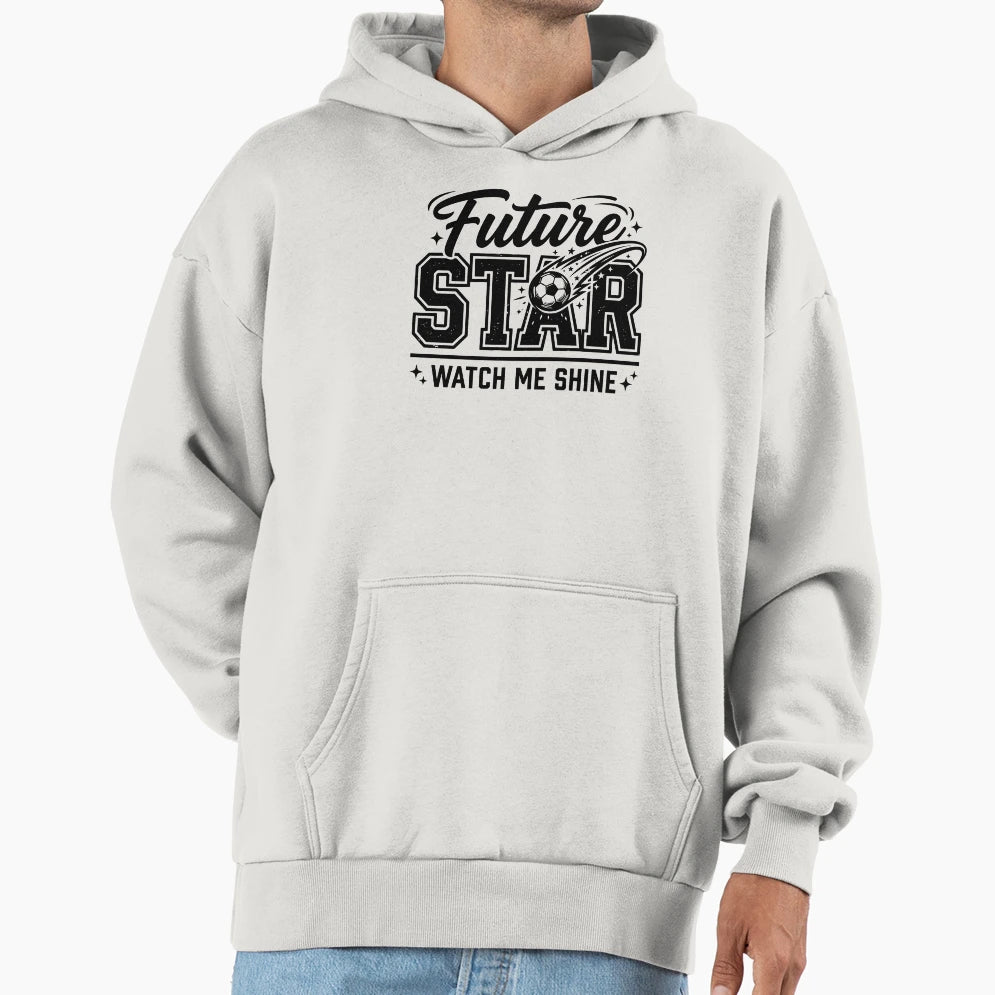 Future Soccer Star Hoodie - Aesthetic Graphic Men Women - T-Shirt, Sweatshirt, Hoodie