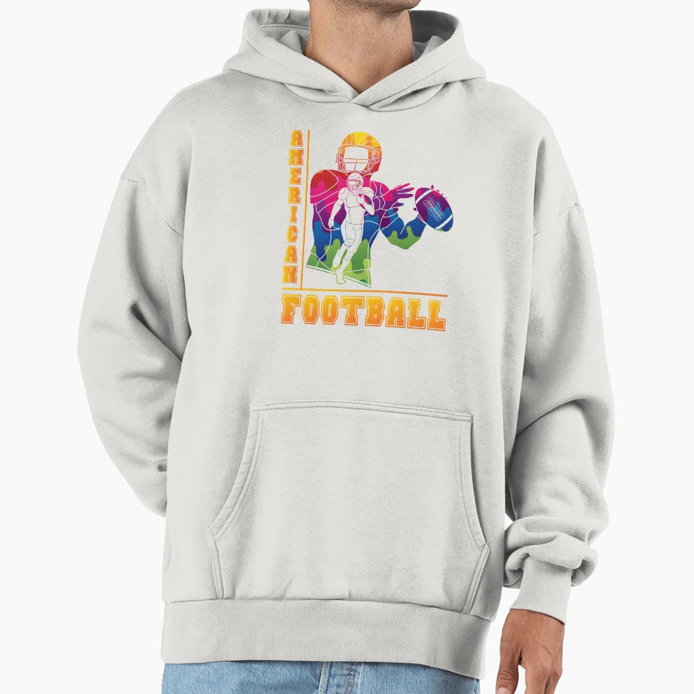 American Football Hoodie - Novelty Apparel Men Women - T-Shirt, Sweatshirt, Hoodie