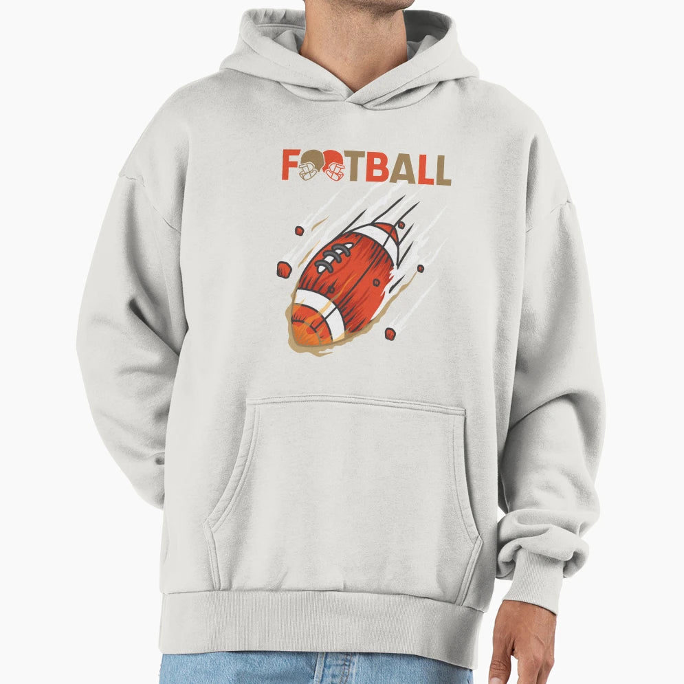 Football Season Hoodie - Casual Everyday Wear for Adults - T-Shirt, Sweatshirt, Hoodie