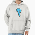 Graffiti Letter P Blue Hoodie - Trendy Graphic Unisex - T-Shirt, Sweatshirt, Hoodie