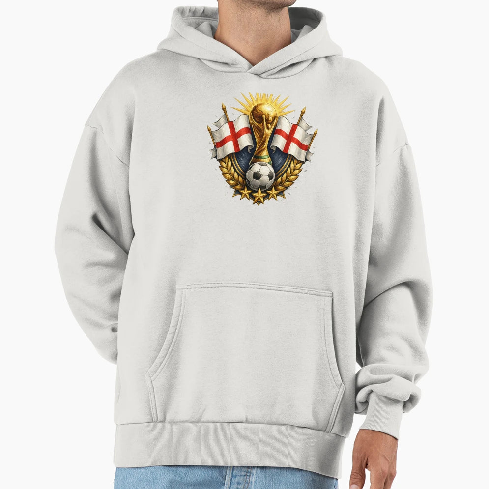 England World Cup Hoodie - Fun Novelty Design Men Women - T-Shirt, Sweatshirt, Hoodie