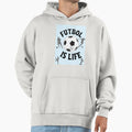 Football Is Life Hoodie - Minimalist Print Men Women - T-Shirt, Sweatshirt, Hoodie