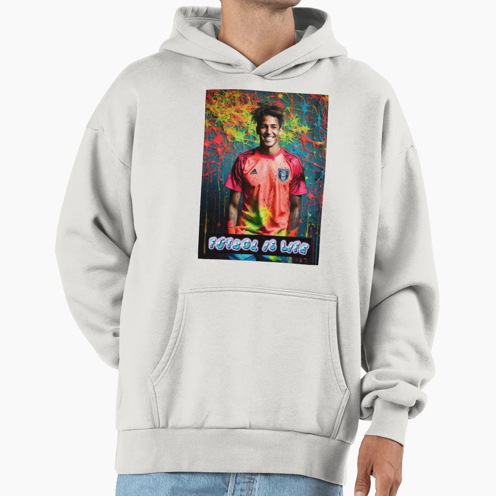 Football Is Life Series 4 Hoodie - Novelty Apparel for Adults - T-Shirt, Sweatshirt, Hoodie