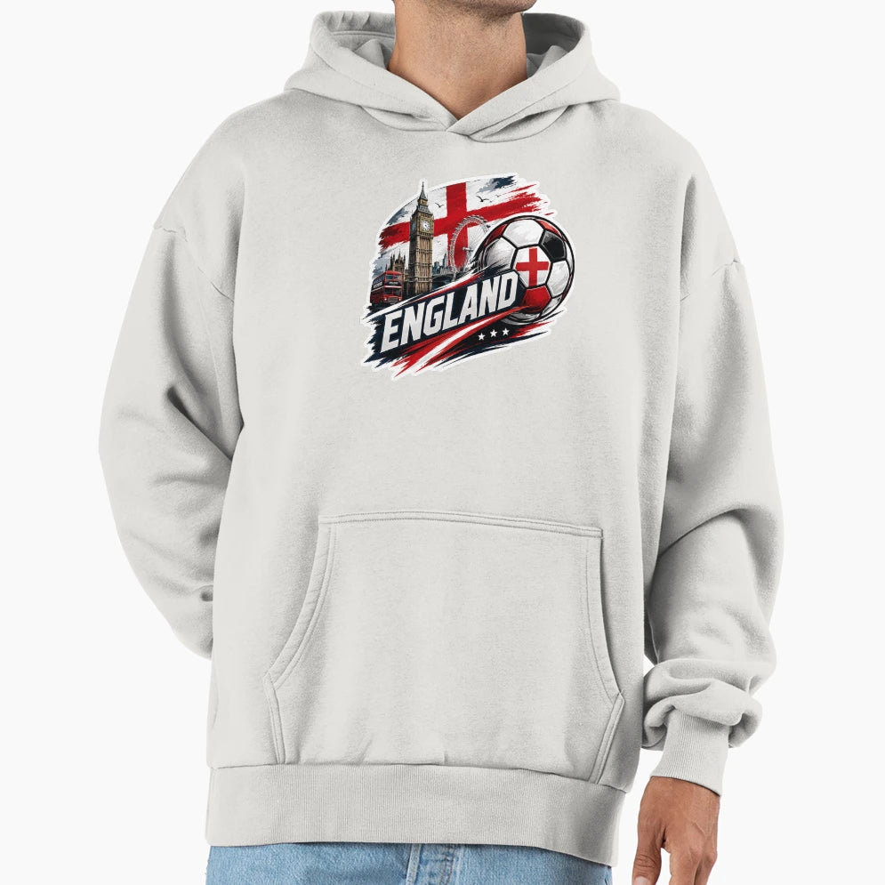 England Football Fans Who Love Football Hoodie - Novelty Apparel Unisex - T-Shirt, Sweatshirt, Hoodie