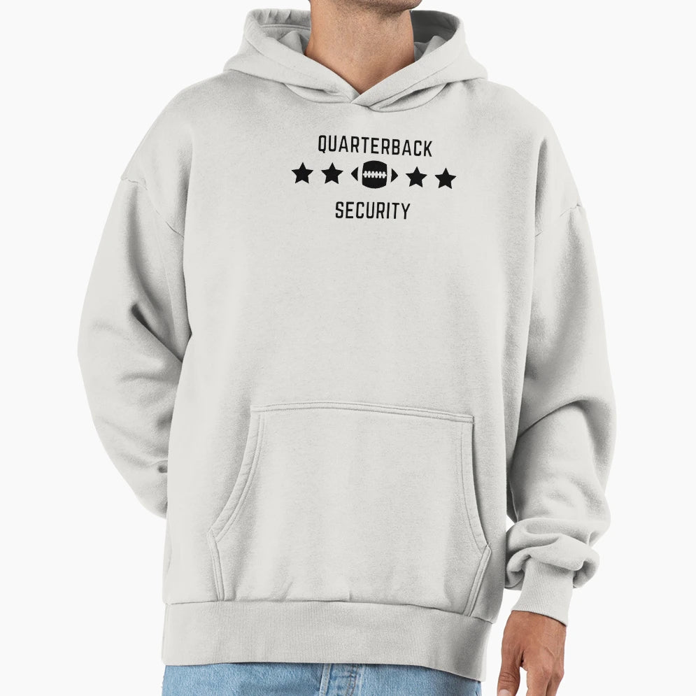 Quarterback Security Hoodie - Novelty Apparel Unisex - T-Shirt, Sweatshirt, Hoodie